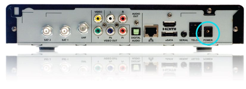 Electrical connection of a Shaw Direct receiver