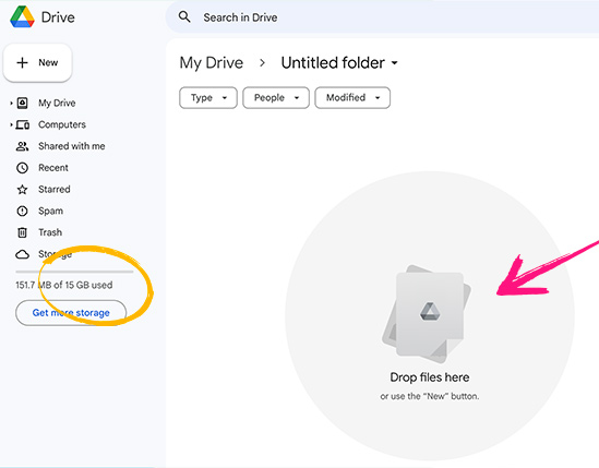 Comment envoyer des fichiers avec Google Drive