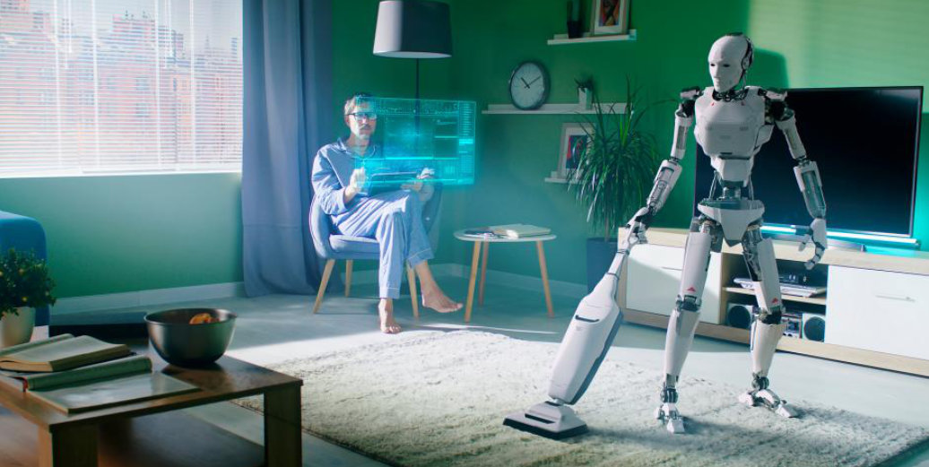 Robot doing housework