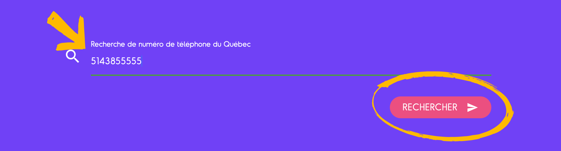 outil de recherche de téléphone inversé