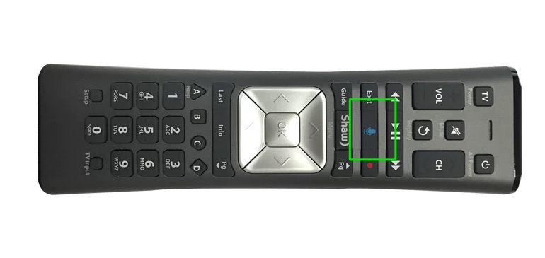 Shaw BlueCurve TV remote