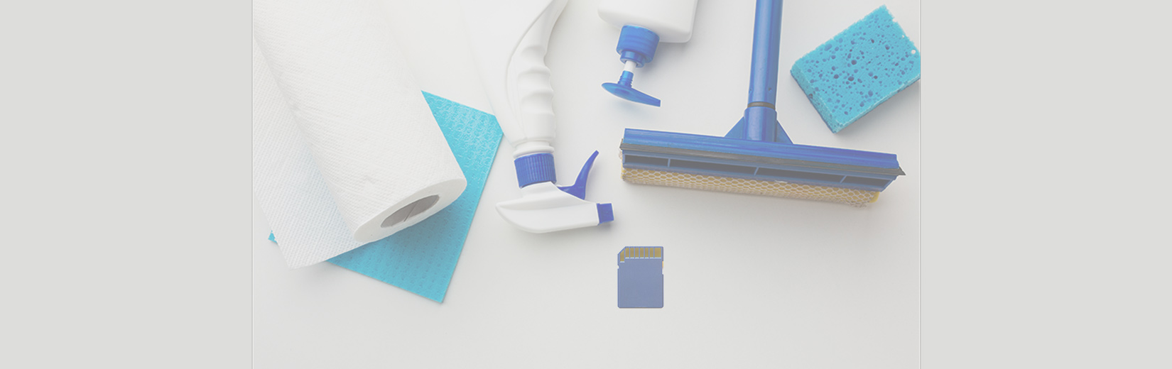 SD Card and cleaning products