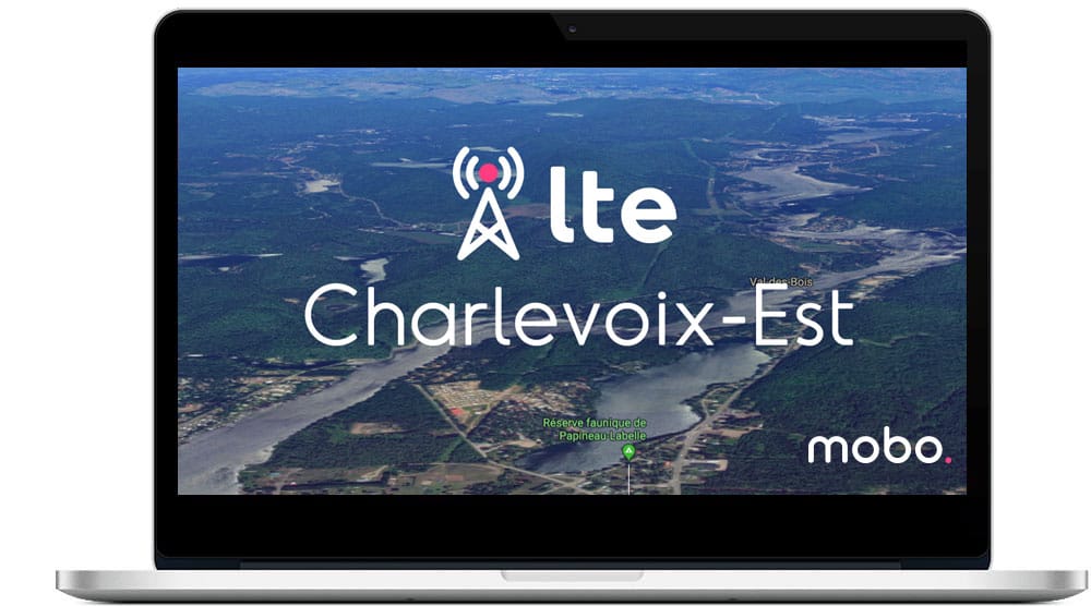 Nouvelle antenne internet LTE à Charlevoix
