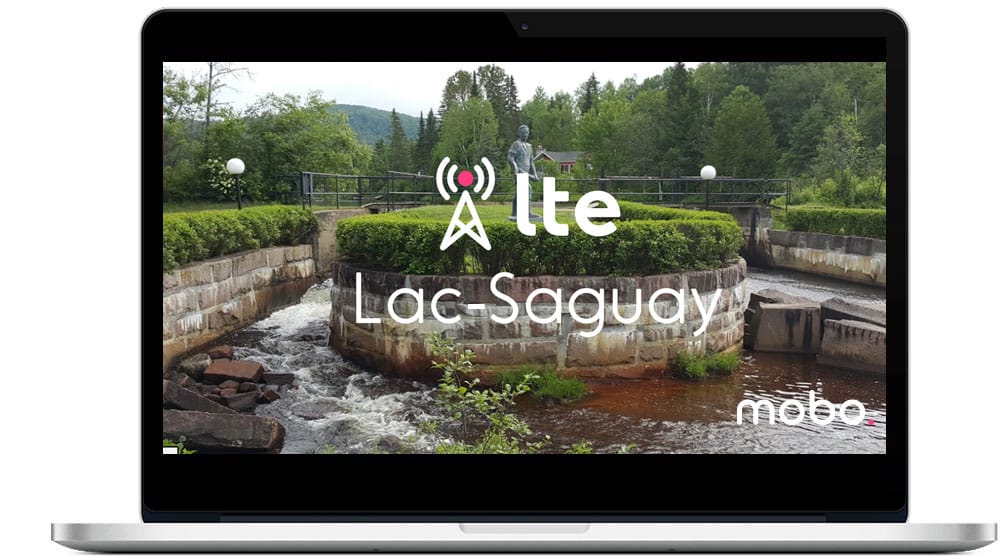 Nouvelle antenne internet LTE à Lac-Saguay