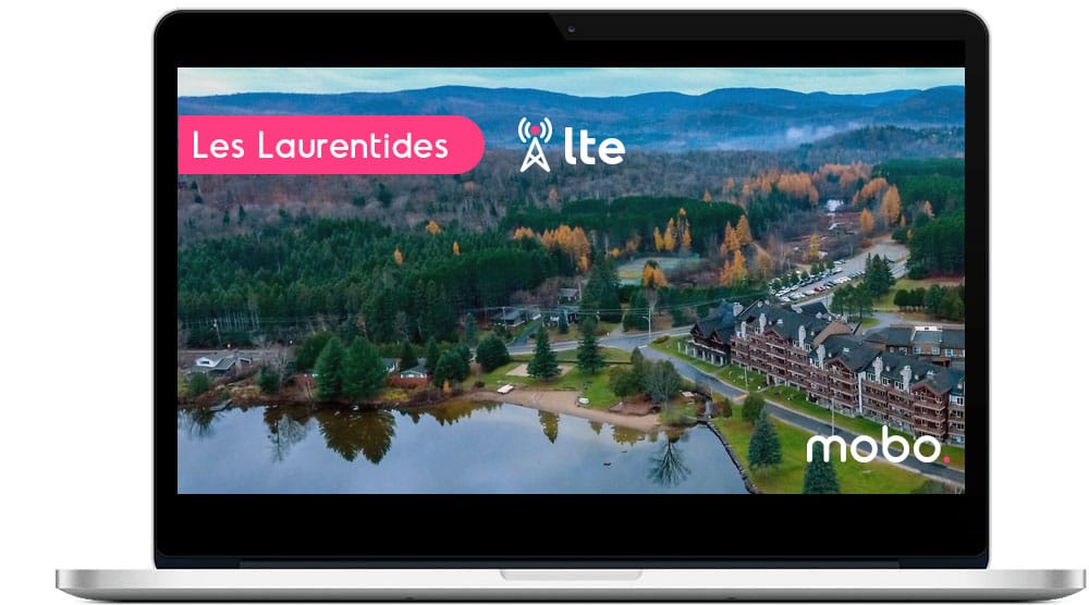 New LTE internet antenna in the Laurentides