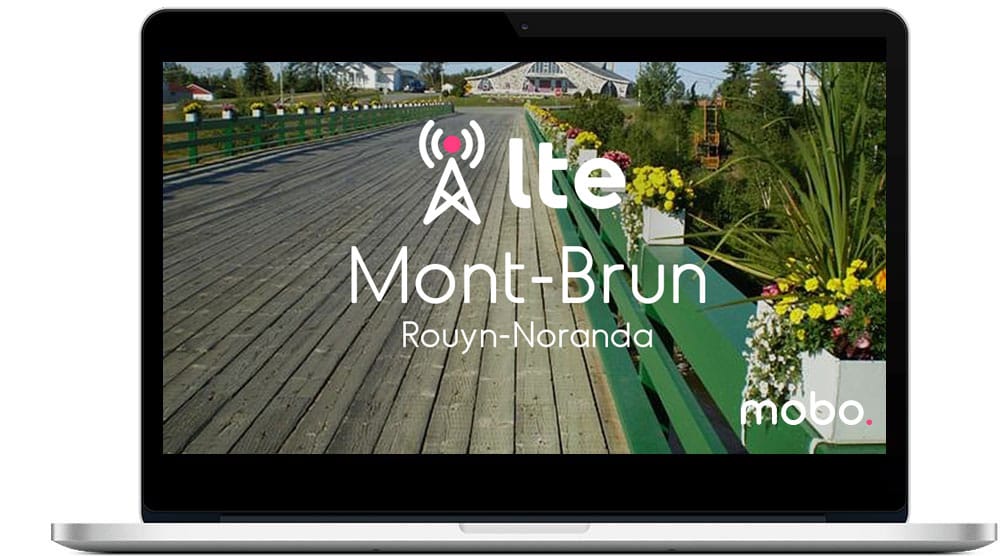 Nouvelle antenne internet LTE à Mont-Brun