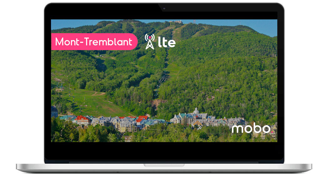 Nouvelle antenne internet LTE à Mont-Tremblant