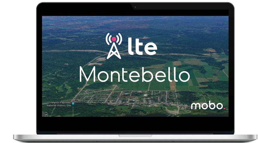 Nouvelle antenne internet LTE à Montebello