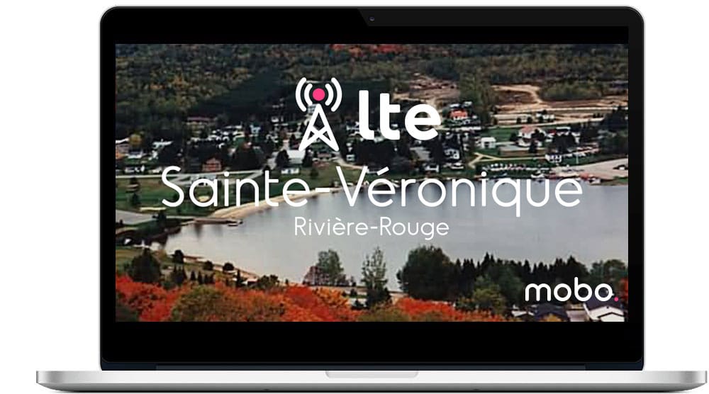 Nouvelle antenne internet LTE à Sainte-Véronique