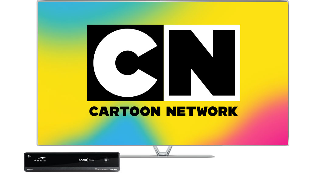 image of a screen featuring Cartoon Network on Shaw Direct