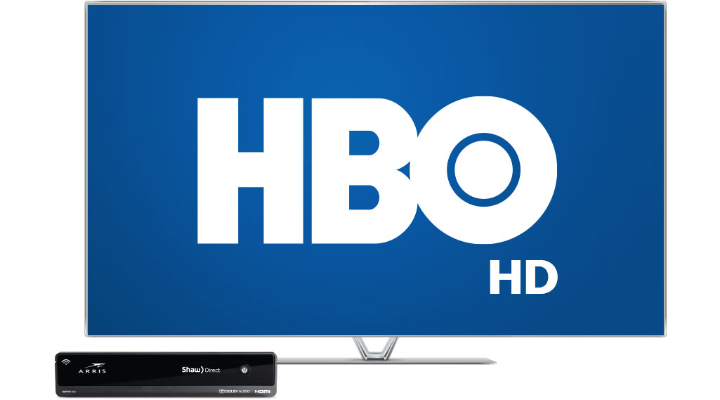 image of a screen featuring HBO HD on Shaw Direct