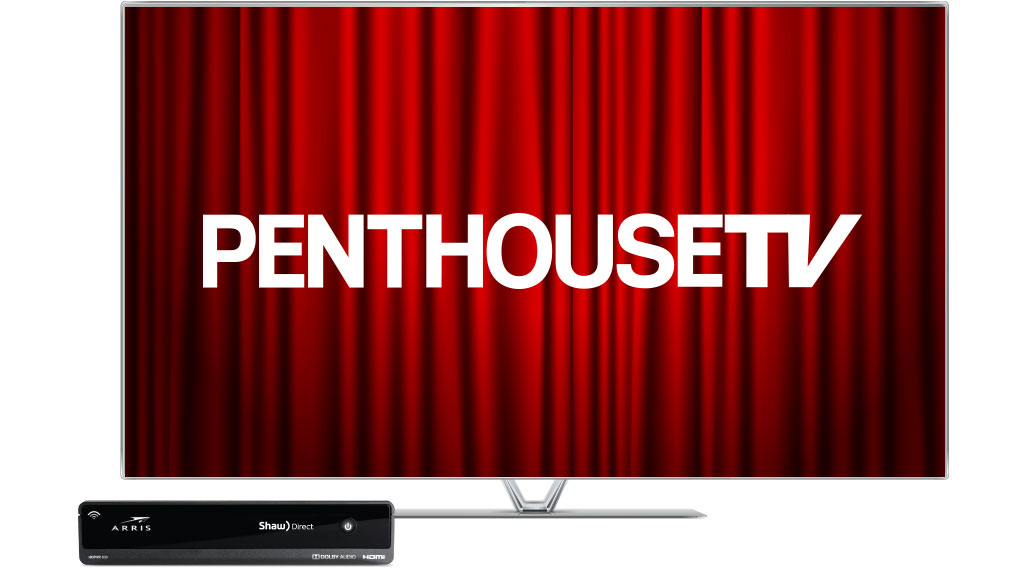 image of a screen featuring Penthouse TV on Shaw Direct