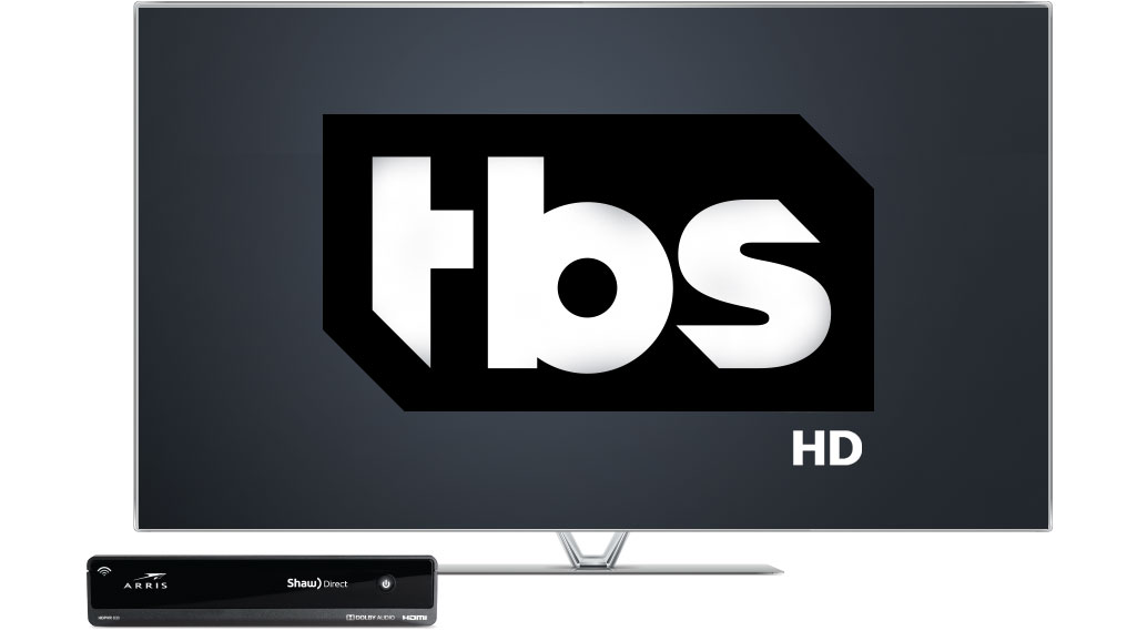 image of a screen featuring TBS on Shaw Direct