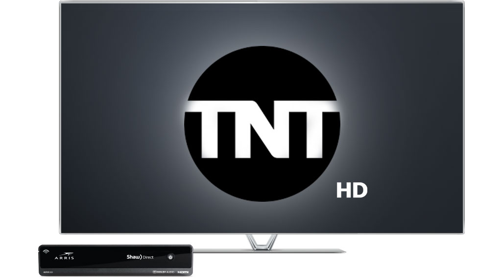 image of a screen featuring TNT on Shaw Direct